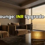 A golden VIP keycard and champagne representing a luxury hotel lounge upgrade.